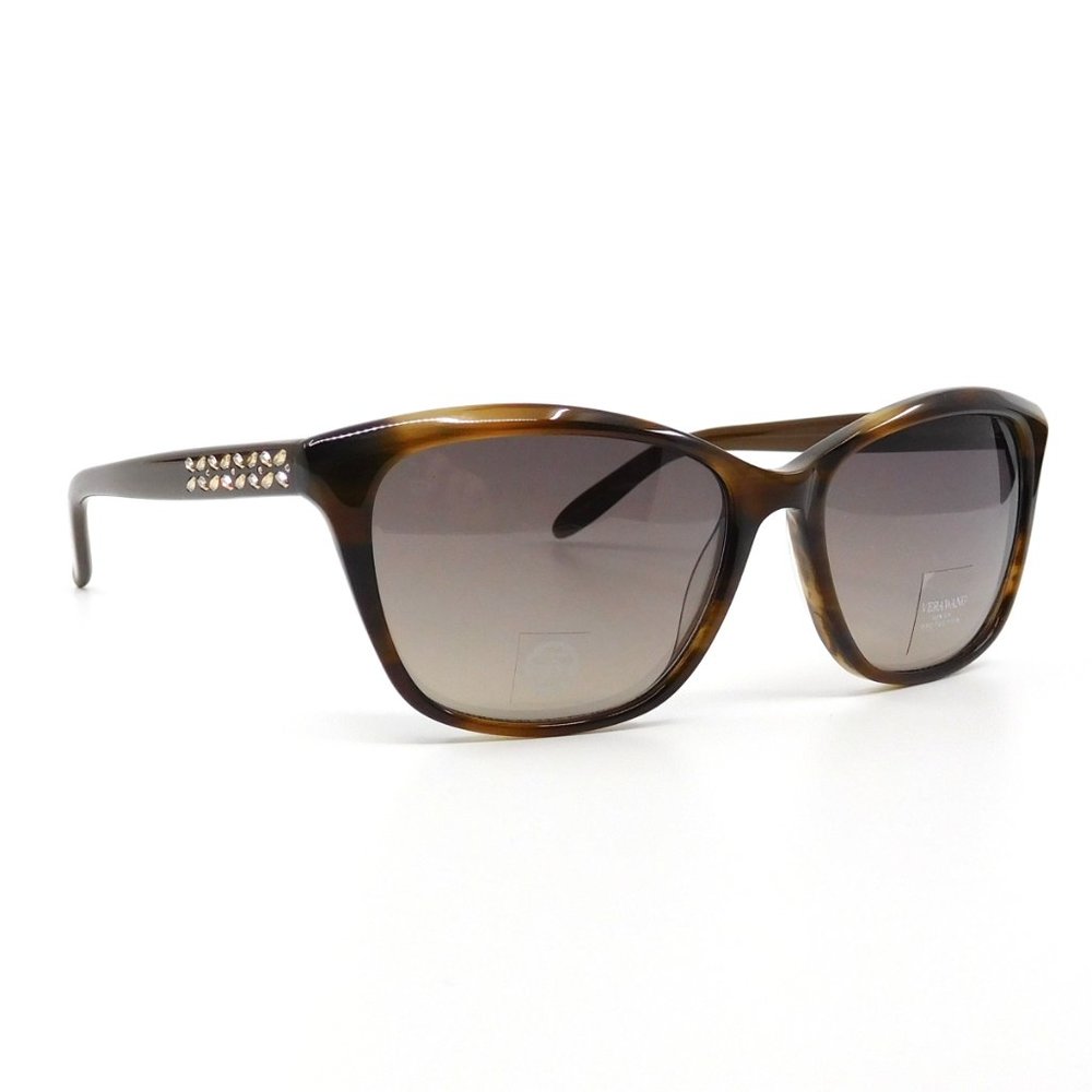 VERA WANG “Dasnee” Walnut Tortoise Sunglasses
